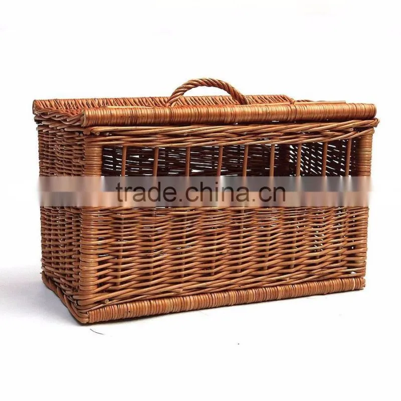 2016 wicker baskets wholesale Wicker Magzine Baskets holder