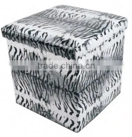 Hot Sale Latest Design PVC Printing Small Ottomans