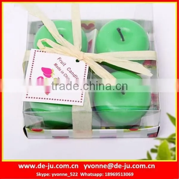 PVC Box Night Decoration Fruit Lemon Candle Wax Price