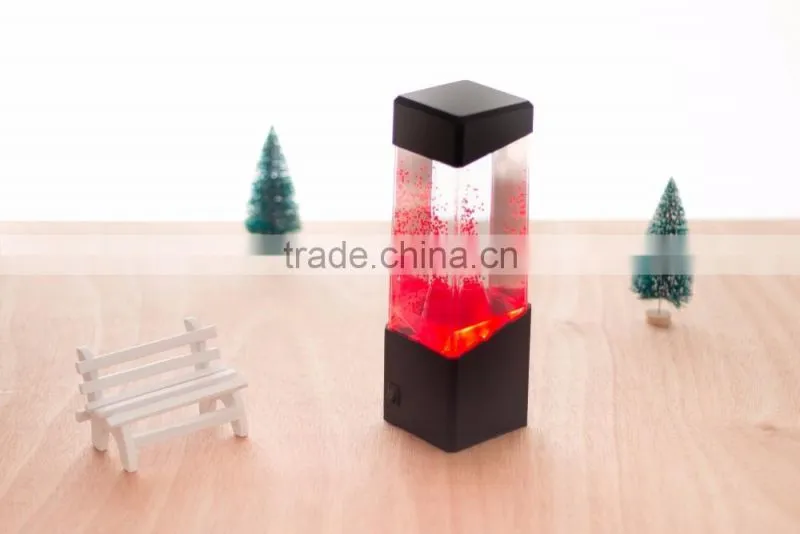 LED Colorful Crystal glass Lamp, Jellyfish Lamp/ Volcano Light/Flash Jelly Lamp
