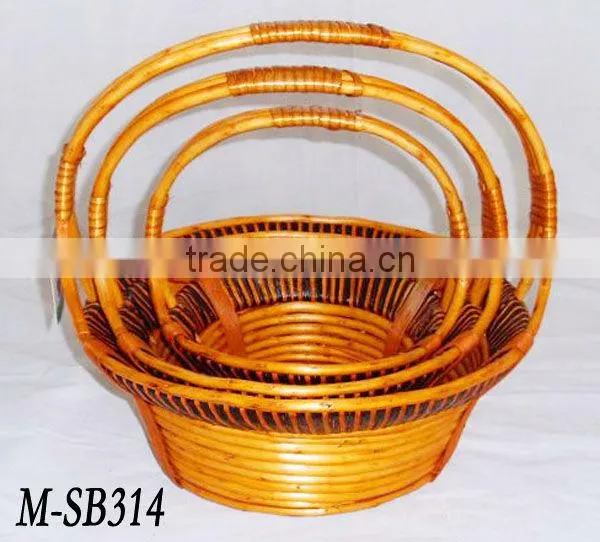 wicker gift basket & fruit basket for traditional festival
