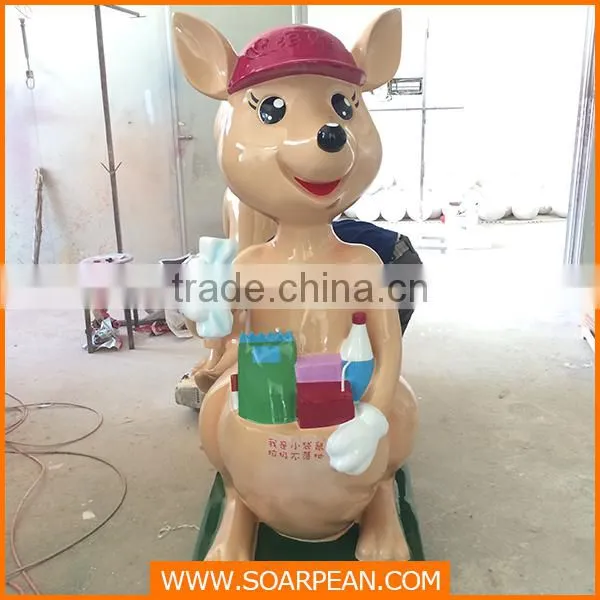 custom fiberglass dog statue for sale
