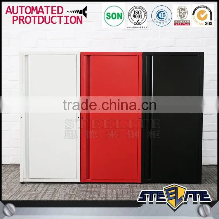 Single door steel clothes cabinet design for home use