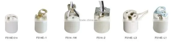 porcelain electric hanging lamp holder socket E14