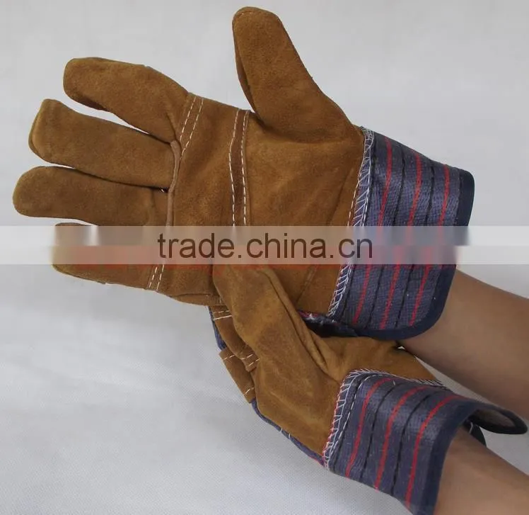 Cow leather gloves Work gloves Cowhide glvoes Working glove cow split