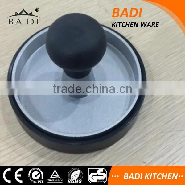 aluminum die casting TPR handle meat pizza stuffed patty maker/ hamburgers patty press burger