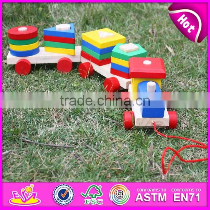2016 hot sale wooden toddler toy car, most popular wooden toddler toy car W05C072