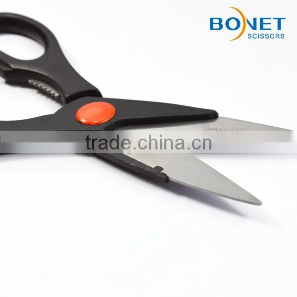 S53004 FDA Certificated 8" symmetrical handle hot cooking kitchen utility scissors