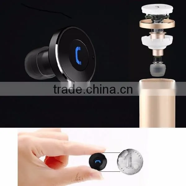 REMAX RB-T11C Dual USB 2.1A+1A Mini Wireless Bluetooth 4.0 Headset Earphone