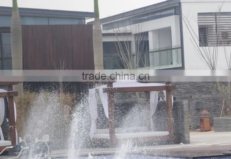 Outdoor Strand Woven Bamboo Wall Strips for Hotel and housesLight Chocolate Color---KE-OS0888
