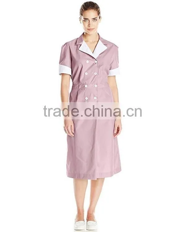 Fashionable Nurse Uniform Designs Wholesale New Style Bulk Cheap High Quality Long Medical Dress Women Hospital Uniform