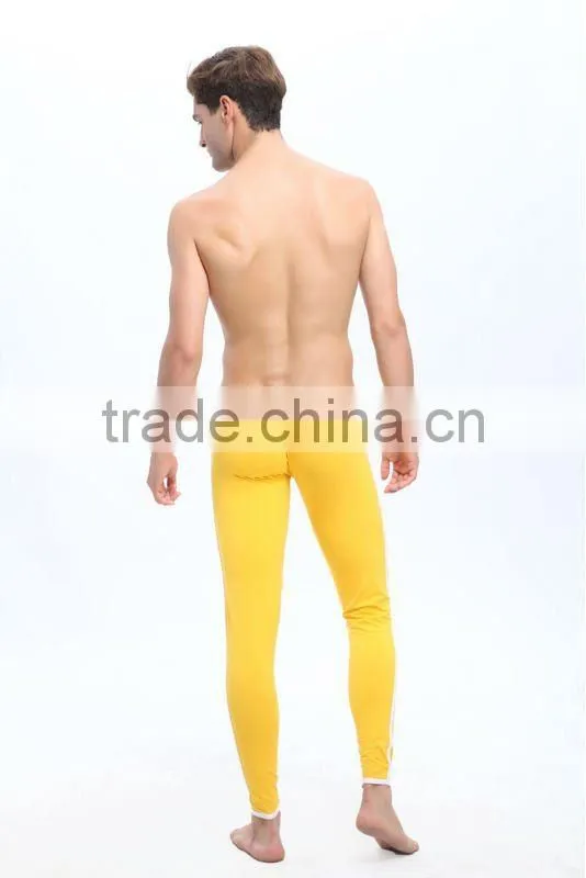 wholesale mans heated long underwear coffee thermal long johns cotton winter brand pants