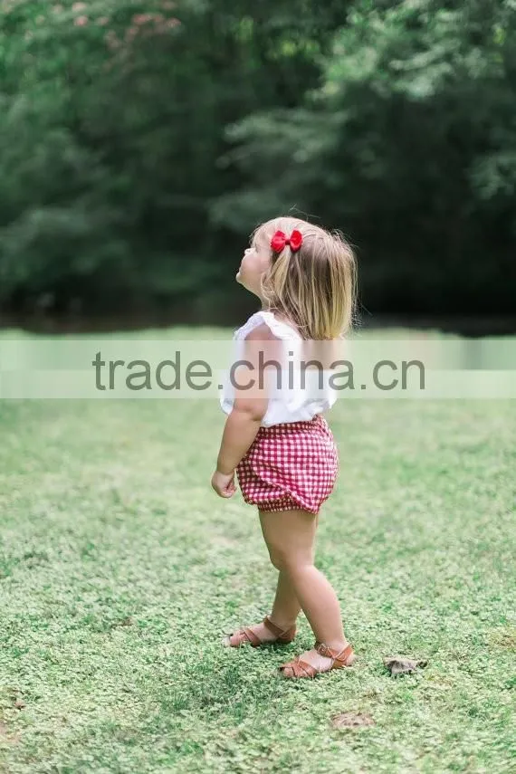 New born baby clothes wholesale little girl summer clothing bloomer set