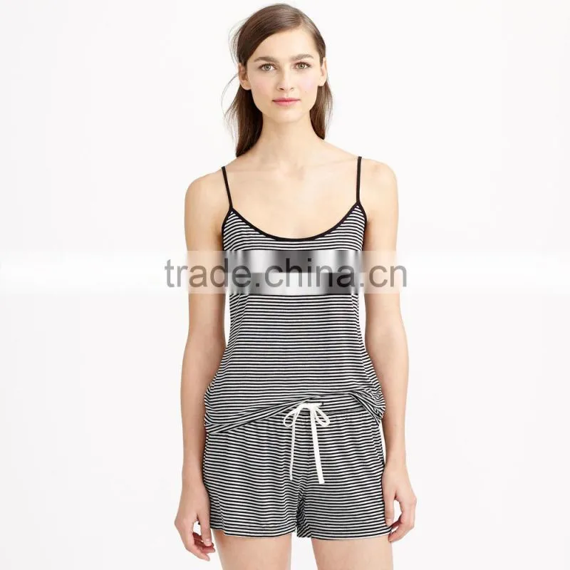 whisper jersey in stripe sex women's sleepwear