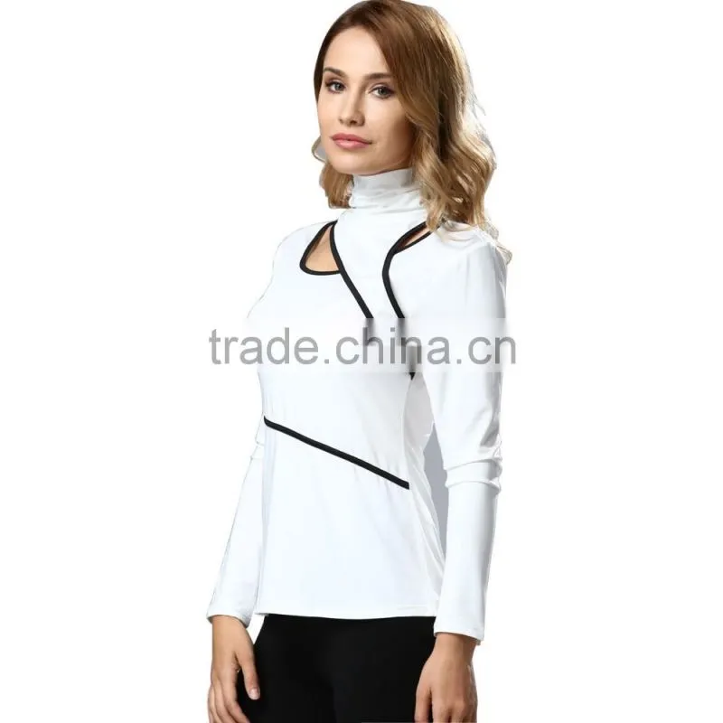 New fashion woman style lace blouse long sleeve office wear blouse ladies 2017