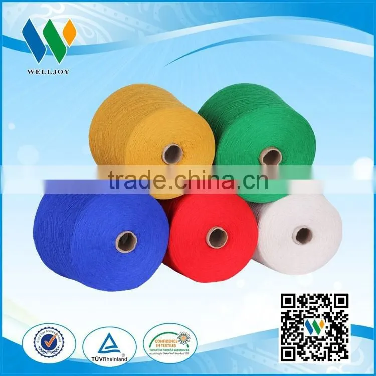 40S/2 small cone spun polyester sewing thread using yarn dyed with various colors