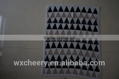 super soft bamboo /cotton Knitted baby wool throw blanket