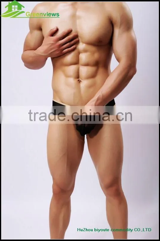Gauze men underwear in thongs jock strap photo of transparent gauze mens sexy underwear thongs g-string