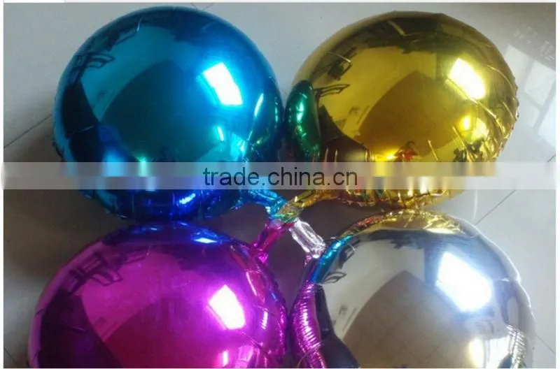 Beautiful Hot sell round shaped foil helium balloon for party