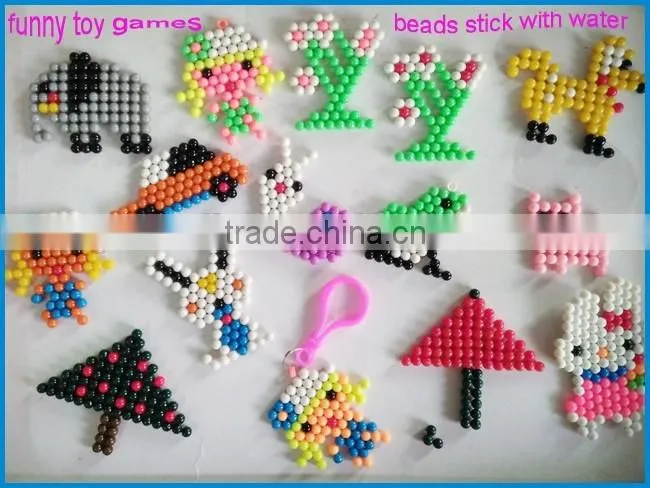 New novelty toys sticky with water kids diy magic beads