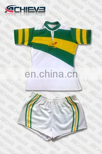 Newly design top quality sublimated jersey rugby shirts