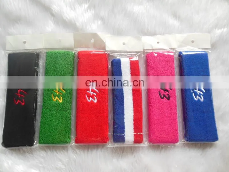 Wrist bands with embroidery logo WholeSale wrist bands Cotton wrist Bands