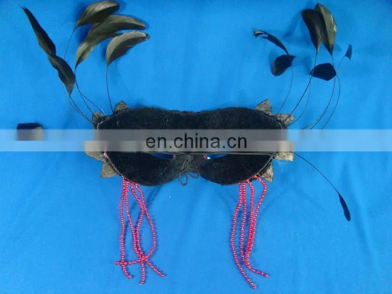 CG-PM002 Girls party mask feather mask