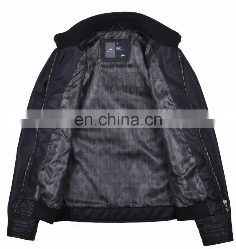 mens top grade fashion soft handsome lastest design leather jacket