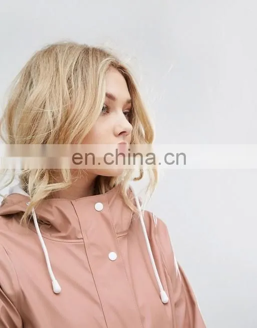 OEM wholesale 2017 Lady long dust coat fashion women's trench coat
