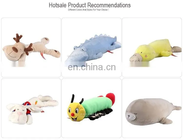 custom stuffed elephant microbead pillow