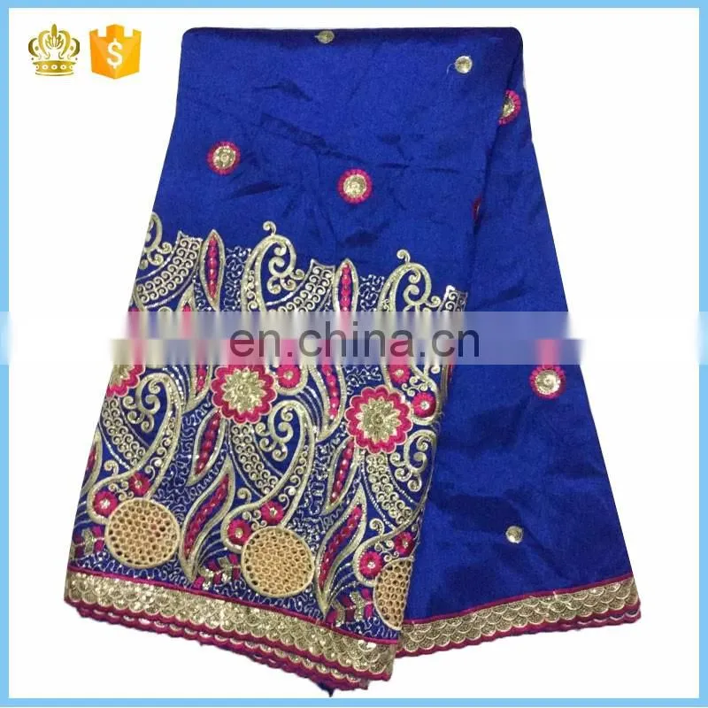 Most popular african fabric George lace with sequins, newest style african lace H16012443