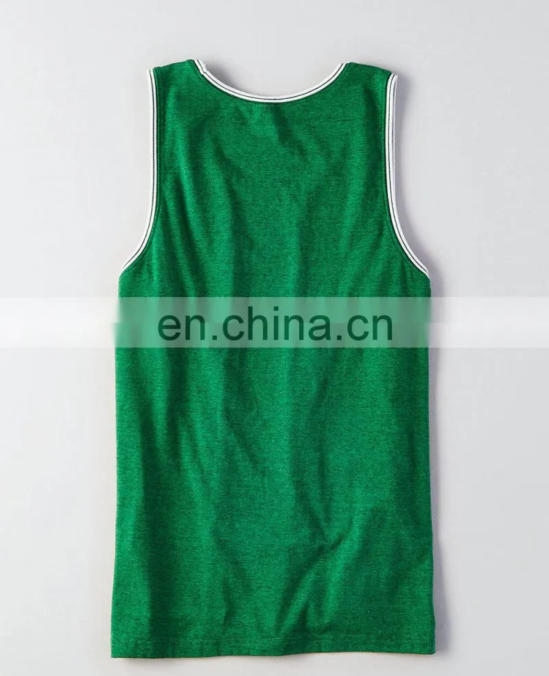 Men Gym Fitness Tank Tops cotton with target artwork