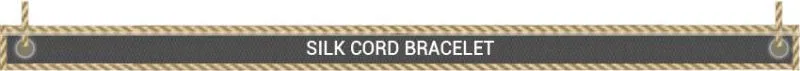 Colorful Fine Design Silk Cord Bracelet at Low Price