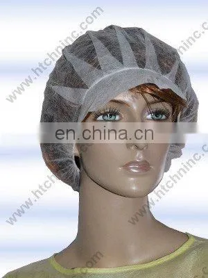 Disposable Non woven bouffant cap with peak