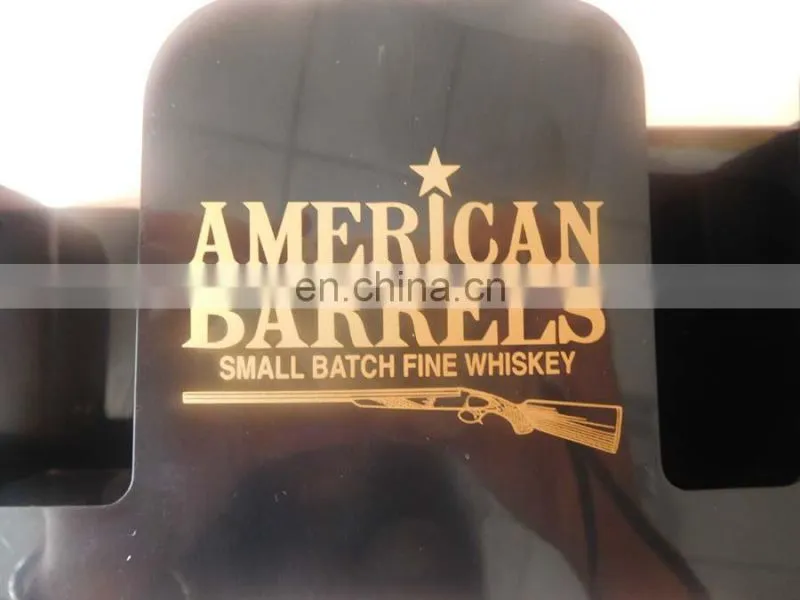 Cheap plastic bar napkin caddy with custom brand logo