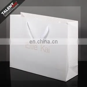 custom fashion design printed art paper shopping bag for promotion