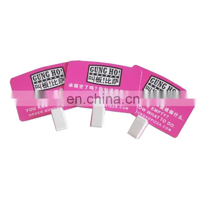promo gift made in china magnetic memo holder fridge magnet clip