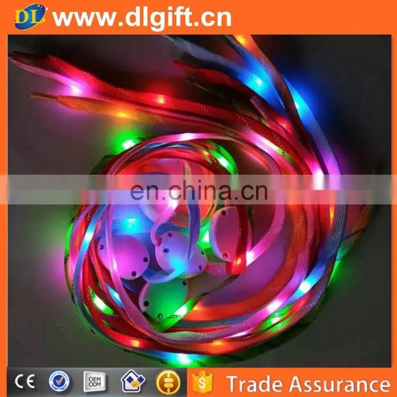 2018 Hot Selling Factory Price Led Shoe Lace Flashing Luminous LED Shoelaces
