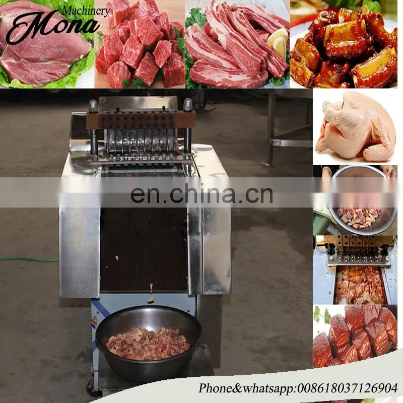 Frozen chicken cube cutting machine /meat slicer cutter