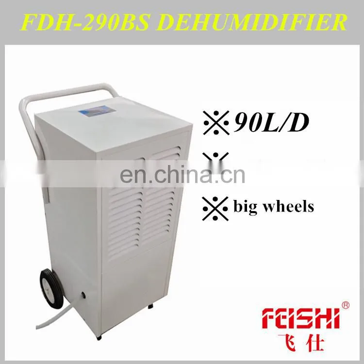 90L/190pints/24gallon per day portable dehumidifier for room size up to 120m2