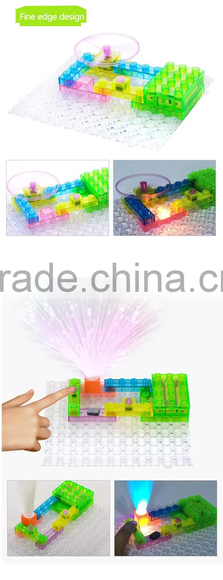 Manufactory educational toys electronic toy brick made in china