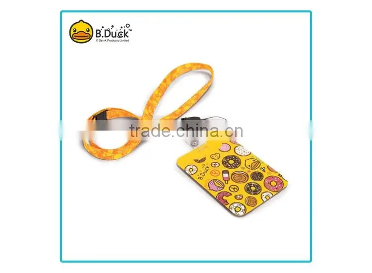 Promotional business gift card holder with strap