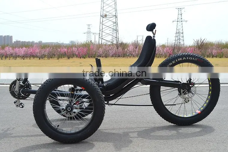 Three Wheels Lithium Battery Electric Recumbent Tricycle