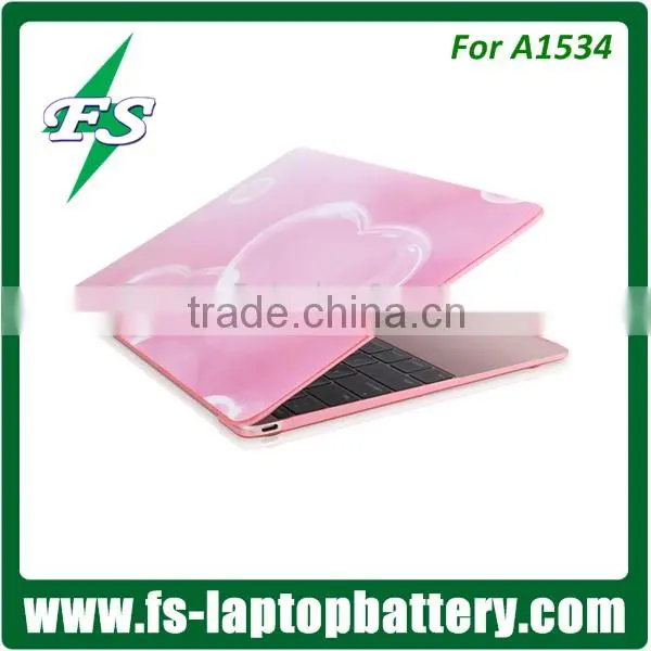 Lovely pattern hard plastic case for macbook pro, for macbook pro case, case for Macbook Retina 12" A1534