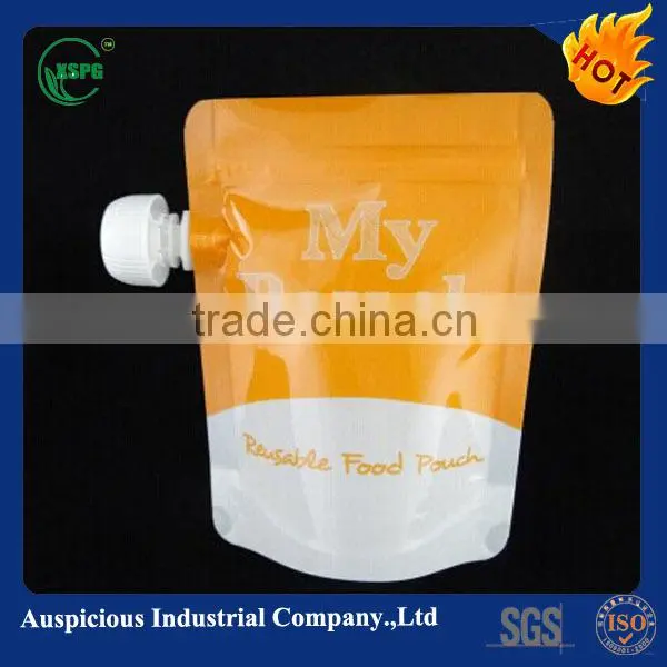 reusable spout pouch with spout packaging