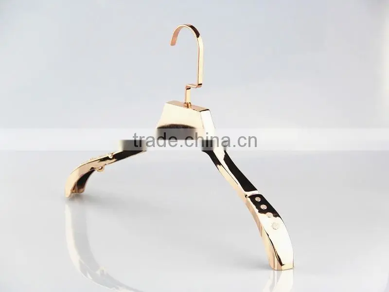 IMY-376 rose gold electroplating clothes store hanger for bulk