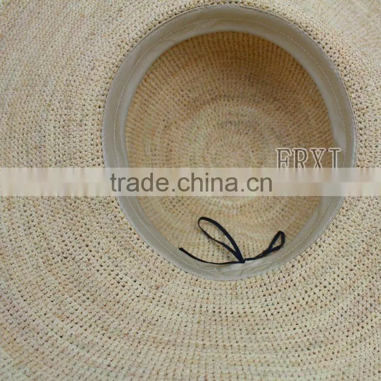Handmade Fashion Raffia Hats Women Straw Hat Wholesale