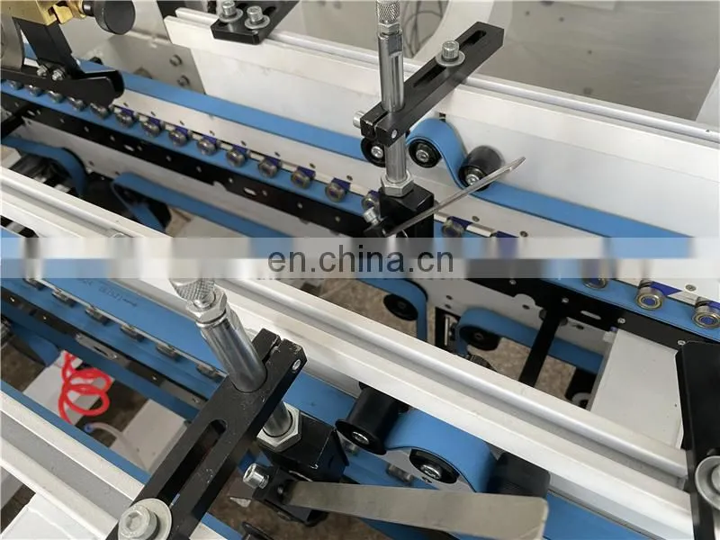 UFG600AG Automatic Pre-fold crash Lock Bottom Folder Gluer, fried chicken packaging box folding gluing machine