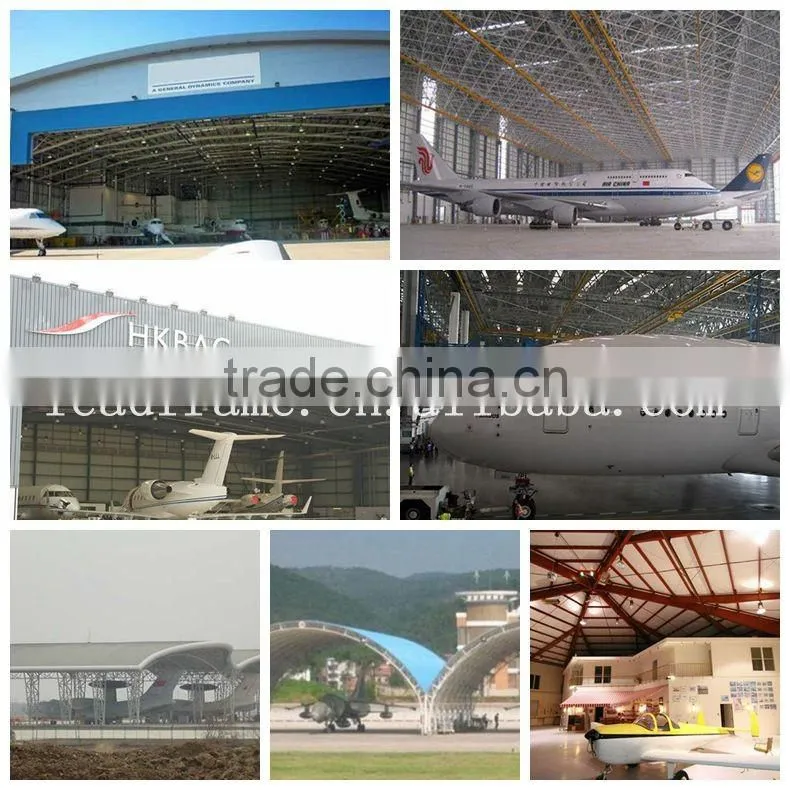 Steel structure shed design for hangar