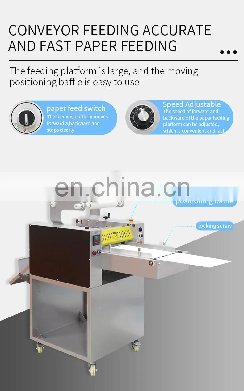 Automatic seperate system hydraulic roll laminator